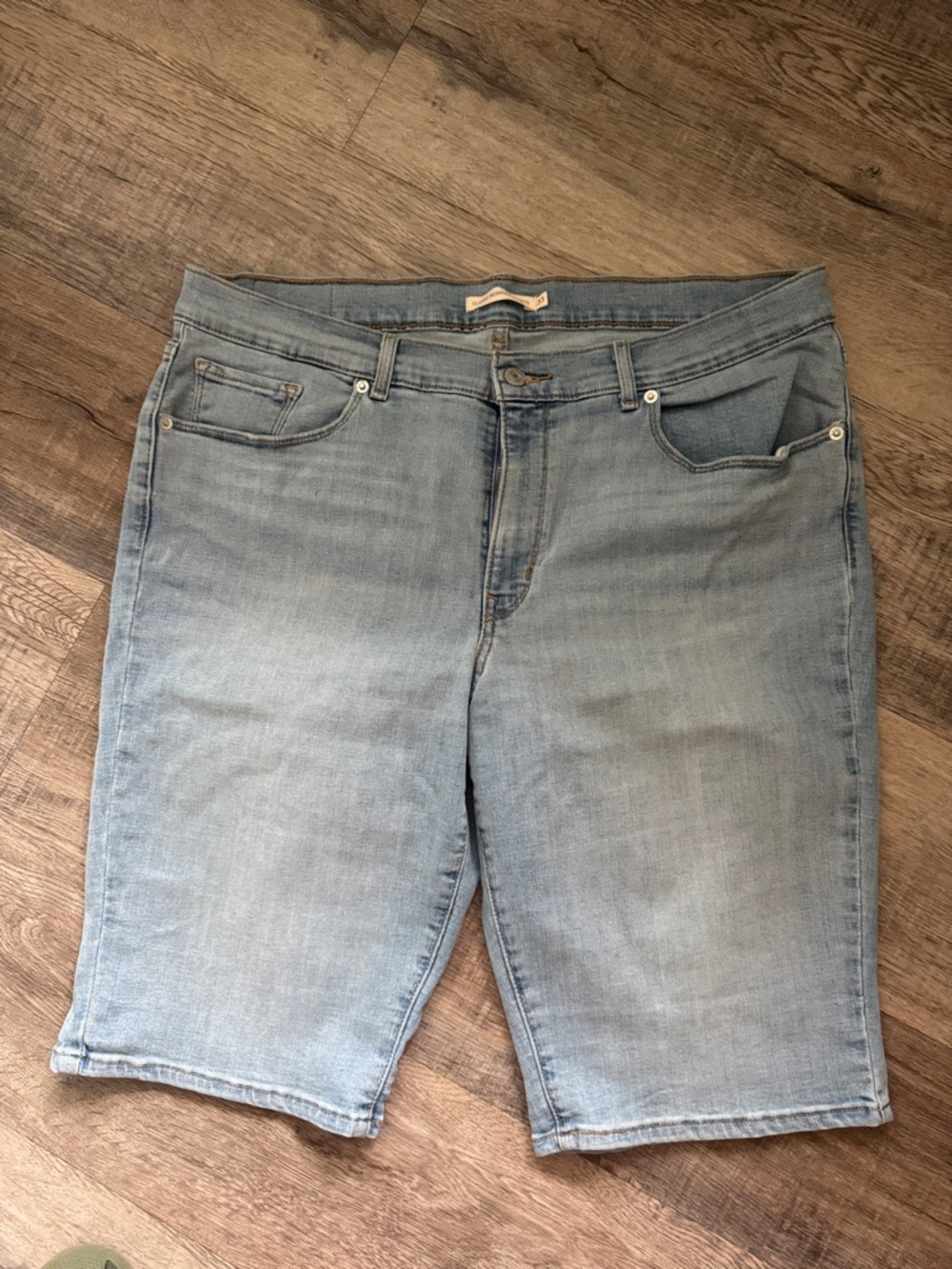 Levi's Light Blue Denim Women’s Bermuda Shorts